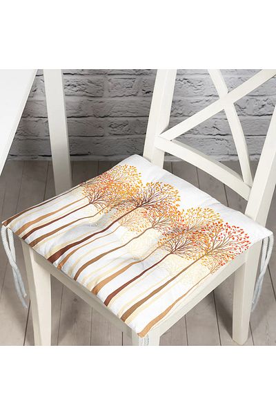 Realhomes Real Homes Digital Printed Pouf Chair Cushion 40 x 40 cm