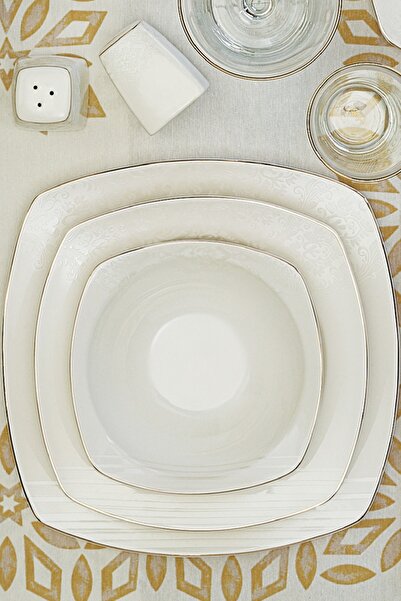 Emsan Nilüfer 60 Parça 12 Kişilik Porselen Yemek Takımı