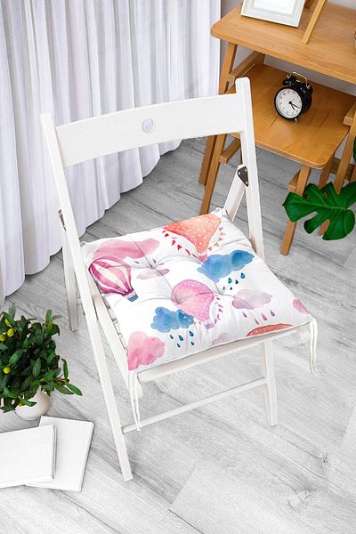 Realhomes Real Homes Digital Printed Fluffy Chair Cushion