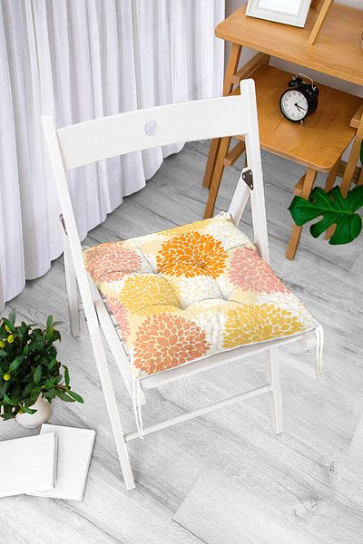 Realhomes Digital Printed Fluffy Chair Cushion