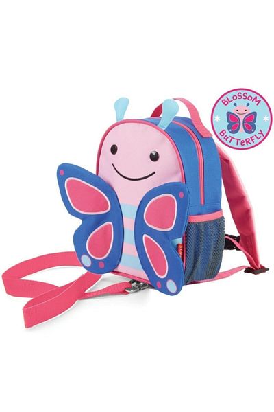 Skip Hop Backpack Butterfly with Safety Belt