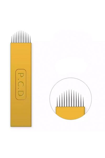 Loreen 12u Pin Microblading Iğnesi Pcd 12 U Blades 0.25mm 10 Adet