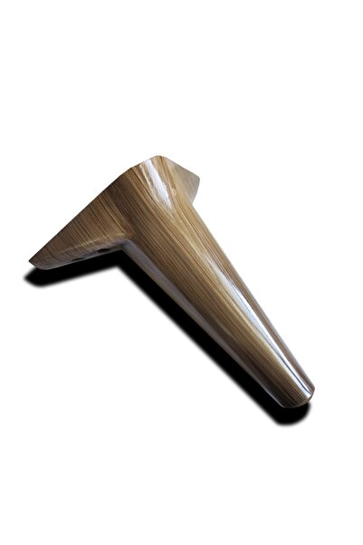 TepeAksesuar 4 Adet Konik Ayak 18 Cm Bambu - Koltuk, Kanepe, Tv Ünitesi, Pug,...