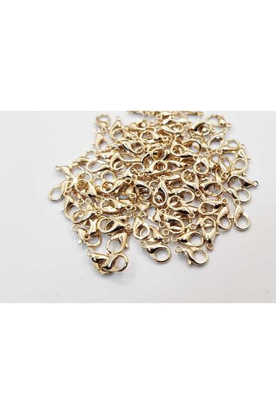 yiğit aksesuar 100 Pieces Parrot Clip Rose Necklace Bracelet Hook 502