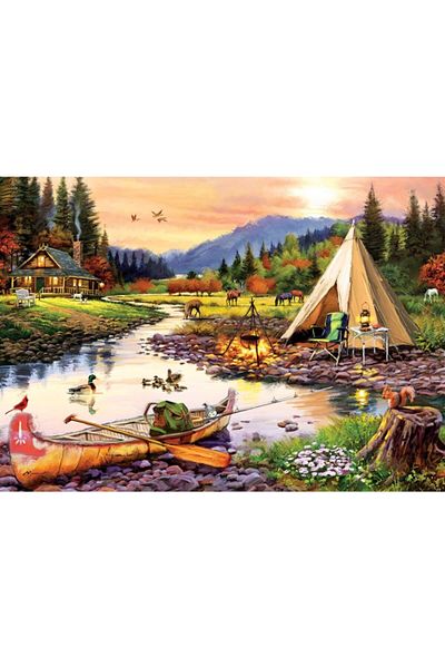 Art Puzzle Camping Friends - 3000 Piece Puzzle