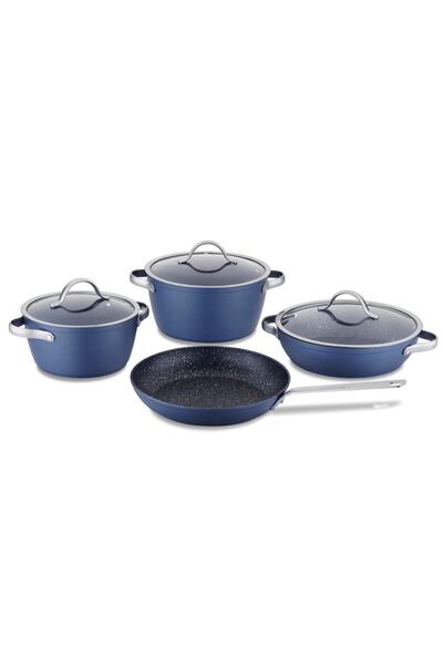 KORKMAZ A2891 Azura 7 Piece Cookware Set