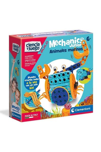 Clementoni Çocuk Mechanical Laboratory Junior Sea Animals Ages 6 and Above