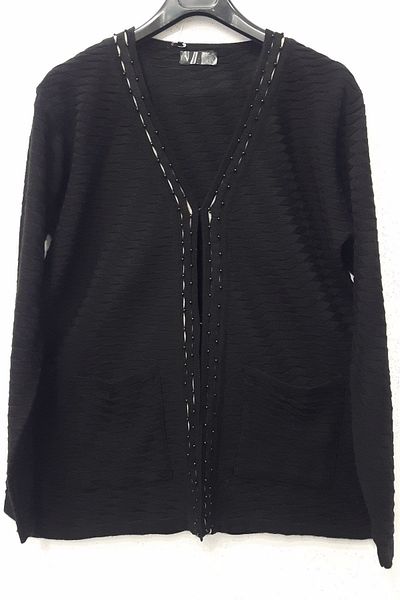 N.Y.YILDIZ Яке за големи размери Star Acrylic Knitwear Stoned Mother's
