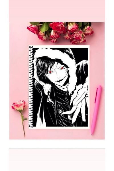 animeandyourworld دفتر أوريهارا إيزايا أنيمي 1 قطعة تصميم خاص مقاس A4 دفتر غير مُبطن بحلقات 21*29 سم