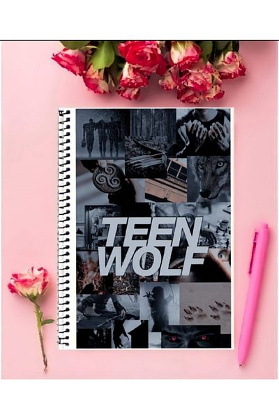 animeandyourworld دفتر تين وولف قطعة واحدة تصميم خاص مقاس A4 مقاس 21*29 سم دفتر سلكي غير مُبطن