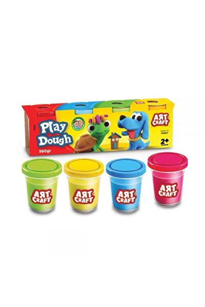 DEDE ArtCraft03281 Plasticine PlaySetof 4 - 560 Gr
