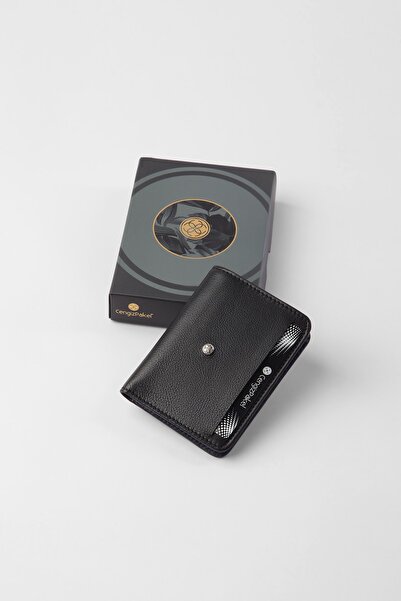 CENGİZ PAKEL Küçük Boy Erkek Portföy13701 Siyah-parlement