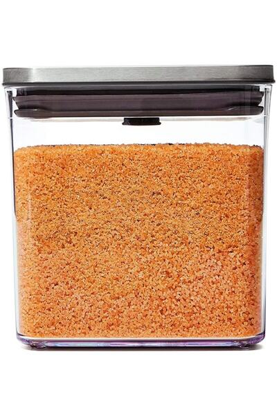 Oxo Saklama Kabı Pop Kare Çelik Kapaklı - 2,6 lt