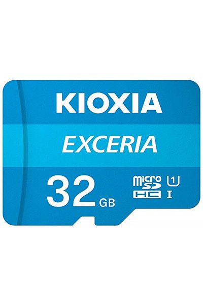 Kioxia 32GB EXCERIA MicroSD C10 U1 UHS1 R100 Memory card