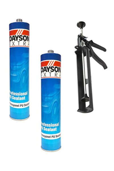 DAYSON Gri Extra Güçlü Su Geçirmez Gri 2 Adet Ve Silikon Tabancası