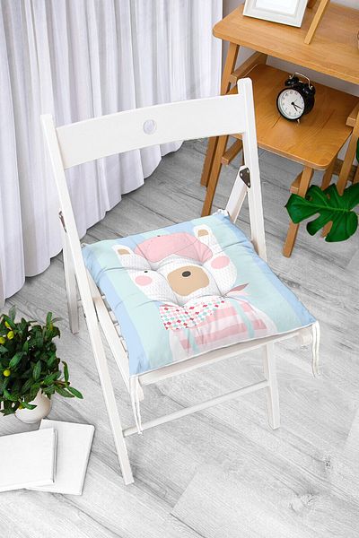 Realhomes Pernă de scaun cu puf imprimată digital cu design personalizat