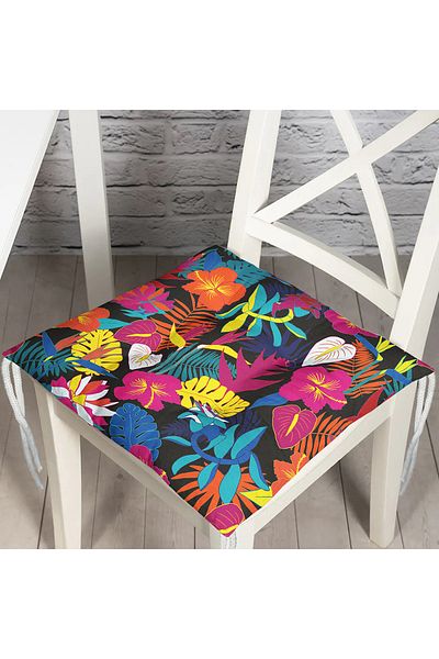 Realhomes Custom Design Digital Printed Pouf Chair Cushion