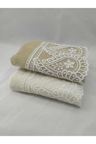 Çeyiz Bahçesi Βελούδινη πετσέτα χεριών Zuma 2 Pack