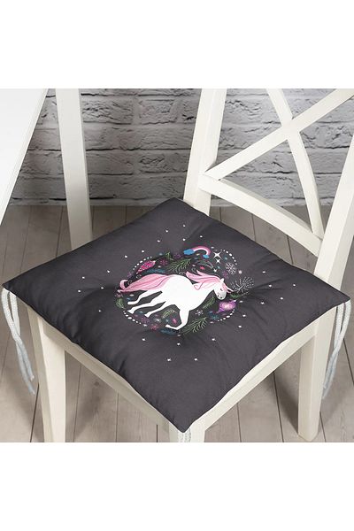 Realhomes Παιδική καρέκλα με σχέδιο Unicorn - Χαριτωμένο και αφράτο μαξιλάρι