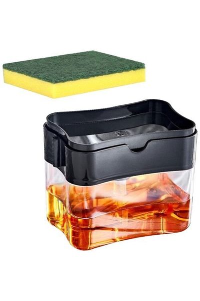 Bee Home Sponge Container Liquid Soap Dispenser with Plastic Pump 750 ml