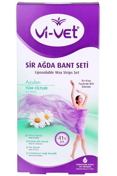 Vi-vet Brand: Vivet Sir Waxing Strip Azulen 41 Pack Category: Waxing Strip