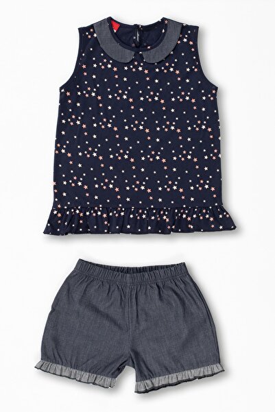 LupiaKids Stars Denimşort Takım