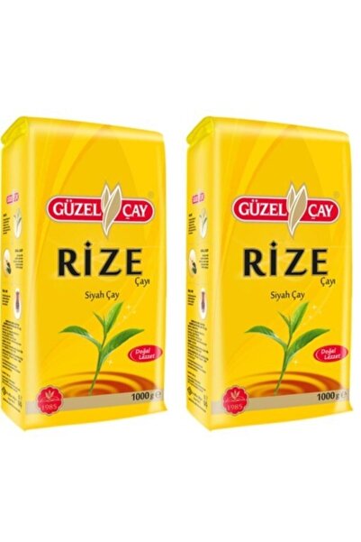 ELF ŞEKERLEME Güzel Çay 1000 Gr Rize Çayı 2'li Fırsat Paketi