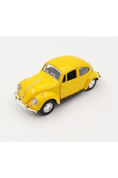 Vardem Vosvos Beetle Çek Bırak Metal Araba 12,5 Cm.