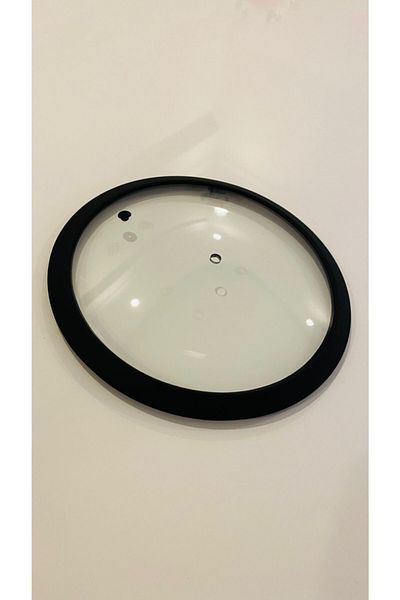 COOKCASE 24 cm Black Silicone Glass Cover