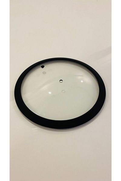 COOKCASE 24 cm Black Silicone Glass Cover