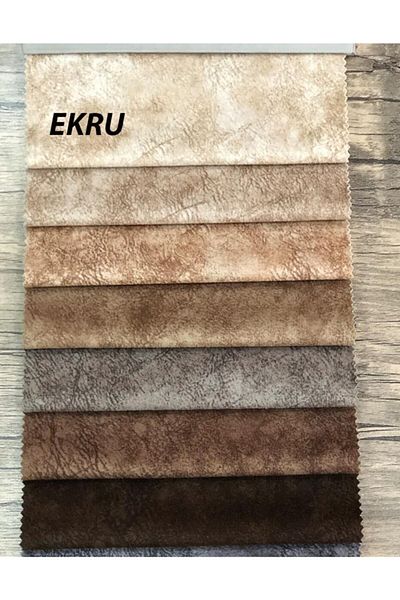 turkanlarhome Golf Ecru Color Stain Resistant Upholstery Fabric with 17 Color Options