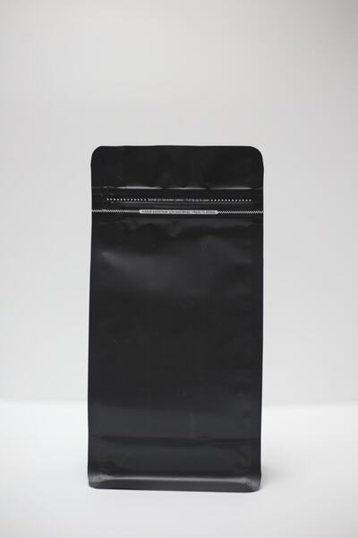 BATUPACK Flat Bottom(box Pounch) (11*8*21,5) 250g'lık-siyah - Kilitli-valfli ...
