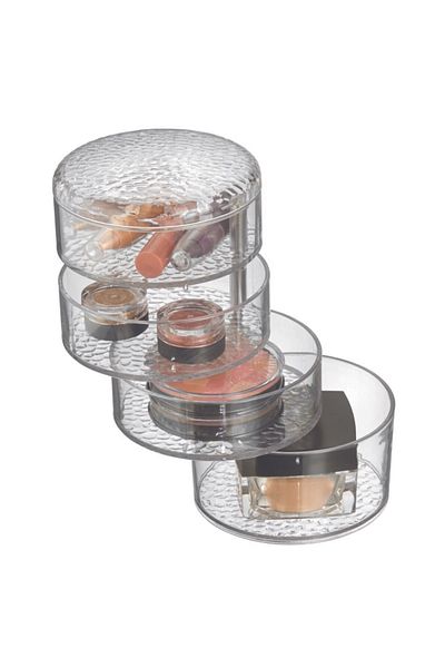 Bosphorus 2 Liter Cosmetic and Makeup Organizer - 4 Compartments, 11x11x18cm