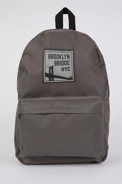 DeFacto Backpack - Gray - Plain