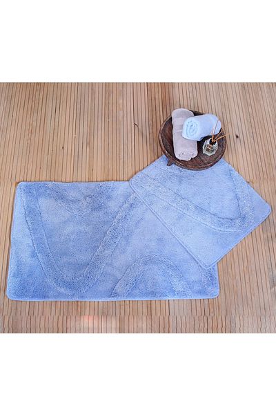 VONALDI HOME Set de toaletă din 3 piese Eddy Blue Table Tufting
