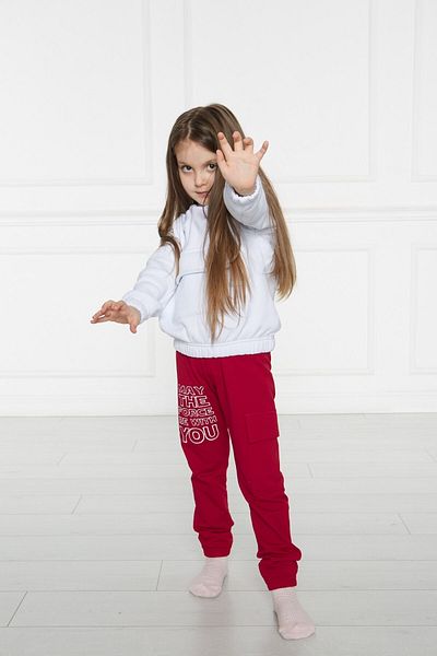 GÖKÇECİK TEKSTİL Kidsabu Force Red Children's Trousers