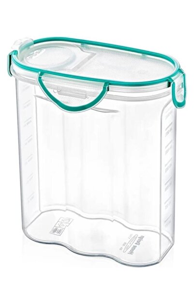 Buffer ® 4 Pieces Air and Water Liquid Proof 2.4 Liter Food Storage Container with Lockable Lid and Gasket - SA590