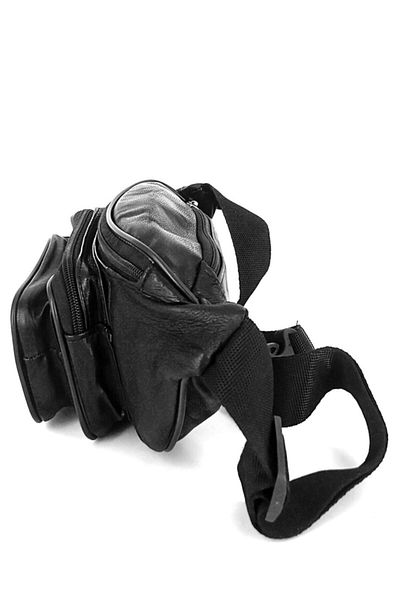 ARI Arpelle Leather Waist and Body Bag 042 Color Black
