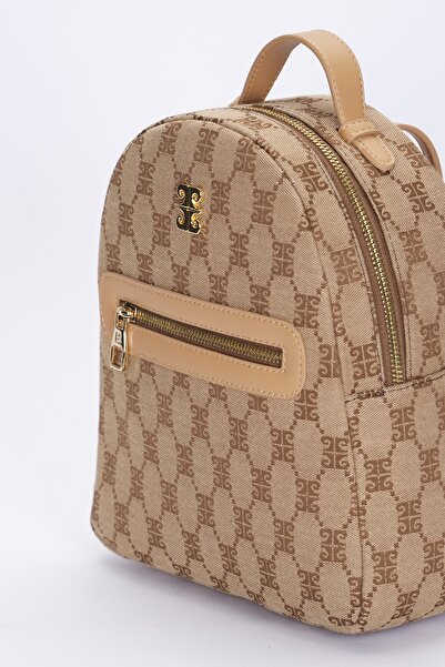 Pierre Cardin Γυναικείο σακίδιο πλάτης καφέ - 05PO22Y1634