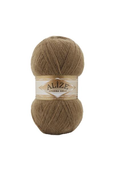 Alize Angora Gold No: 466 Renk: Koyu Bej 100 Gr X 5 Adet