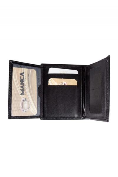 Safari Avm Mil-le Özel Güvenlik Cüzdanı Siyah Eskitme