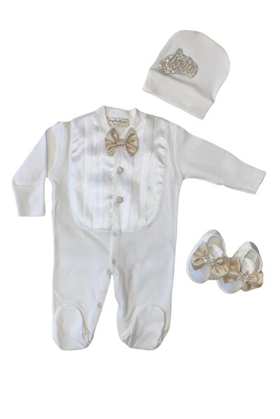 AngelButik Smokin Detaylı Erkek Bebek Mevlüt Seti