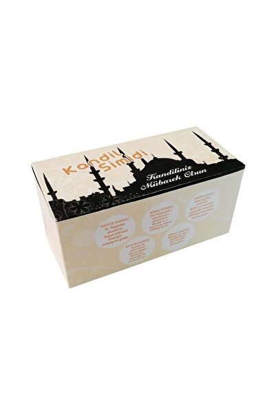 AMBALAJ PAZARI Kandil Simidi Kutusu (10lu) 8x8x16,5cm - 100'lü