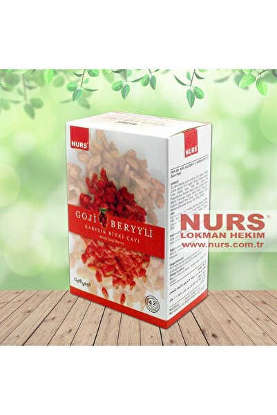 akpolticaret نورس لقمان حكيم غوجيبيري شاي أعشاب 42 كيسًا مزخرفًا