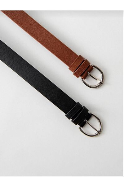 BRAND&BELT Pu 2'li Kemer Sun Deri