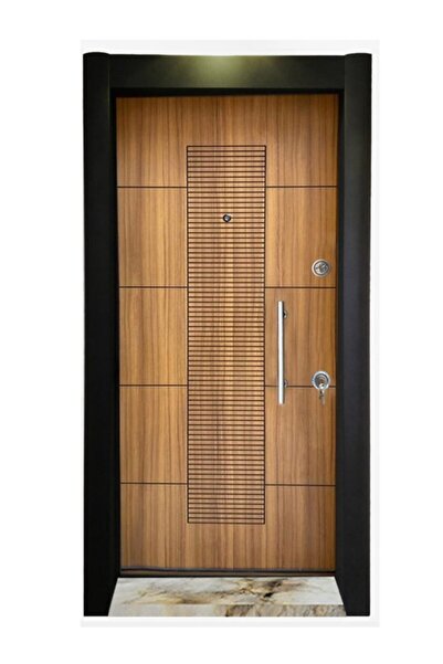 Tezdoor Çelik Kapı, Ahşap Desenli Celik Kapı, Celik Kapi Modelleri Sağ Açılım