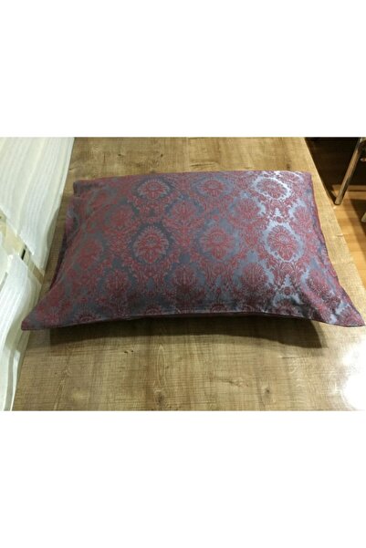 Finezza غطاء وسادة موناكو بامبو جاكار قماش أحمر كلاريت 50*70 سم - 590