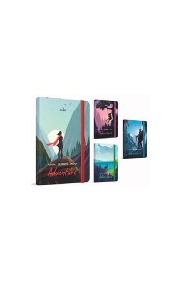 Gıpta - 120 Sheets Lined Notebook Adventure