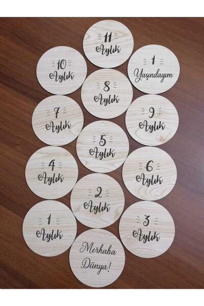 Bebek Fotoğraf Çekimi Için Ahşap Anı Kartları Anı Diskleri