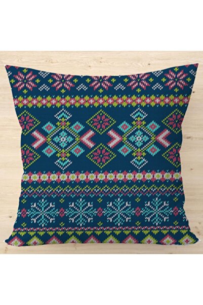 LadiesHome غطاء وسادة رمي ذو وجهين بتصميم أصلي مخصص مقاس 43 × 43